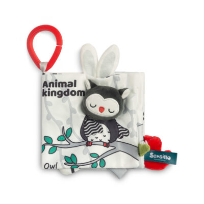 Kontrastná knižka pre bábätko black&white - Sova