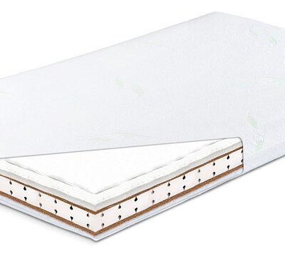 Kvalitný latexový detský matrac 120×60 – 4 vrstvy, antialergický, Aloe Vera