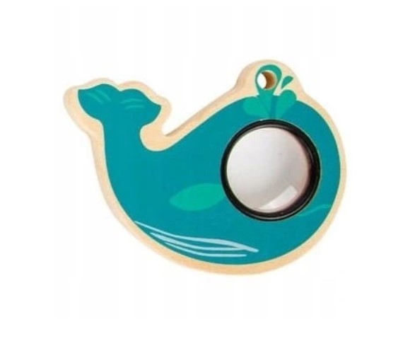 Legler: Detská drevená lupa Veľryba (modrá)