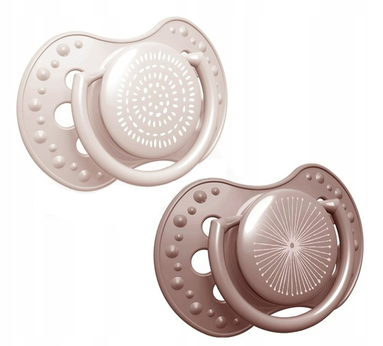 Lovi: Silikónové cumlíky 3-6m Harmony Girl (púdrová)