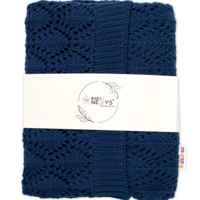 Luxusná háčkovaná deka LOVE 75x95cm (granát)