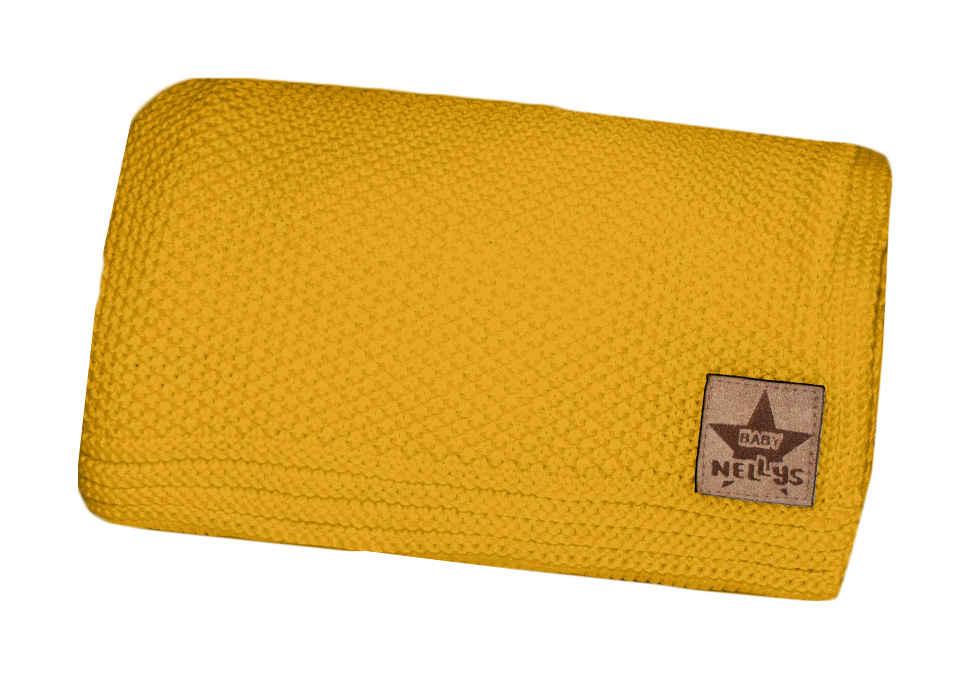 Luxusná deka BASIC 80x90cm (horčicová)