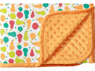 Luxusná obojstranná deka Mink (oranžová)