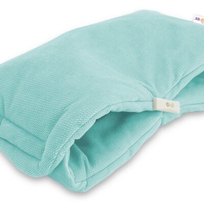 Baby Nellys: Luxusný rukávnik Velvet (mätový/zelený)