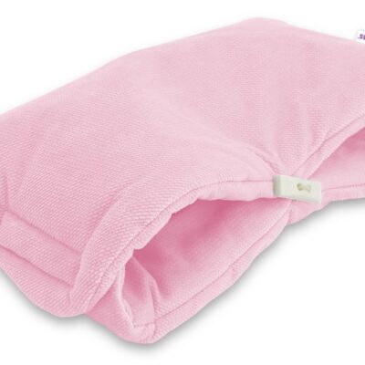 Baby Nellys: Luxusný rukávnik Velvet (sv. ružový)