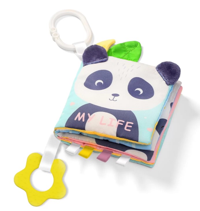BabyOno: Mäkká senzorická knižka My Life