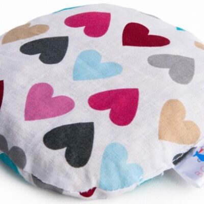 Malý nahrievací vankúšik Srdce s kôstkami