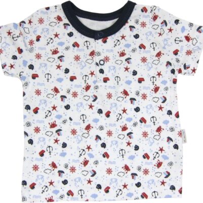 Mamatti Bavlnené Polo tričko Parník - krátky rukáv, vel. 68