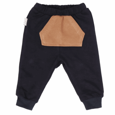 Mamatti Dojčenské tepláčky Chameleon - čierne