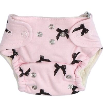 Mamatti Látková plienka EKO sada - nohavičky + 2 x plienka, veľ. 5 - 14 kg, Bow