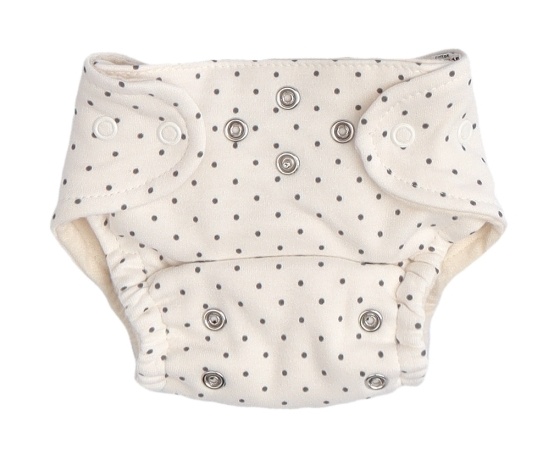 Mamatti Látková plienka EKO sada - nohavičky + 2 x plienka, veľ. 5 - 14 kg, Dots