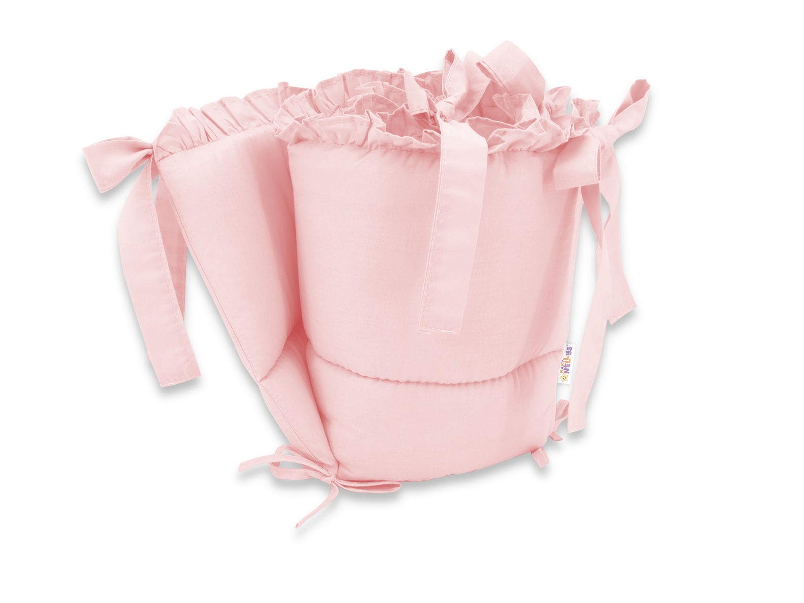 Mantinel s volánikom Royal 120x60cm (ružový)