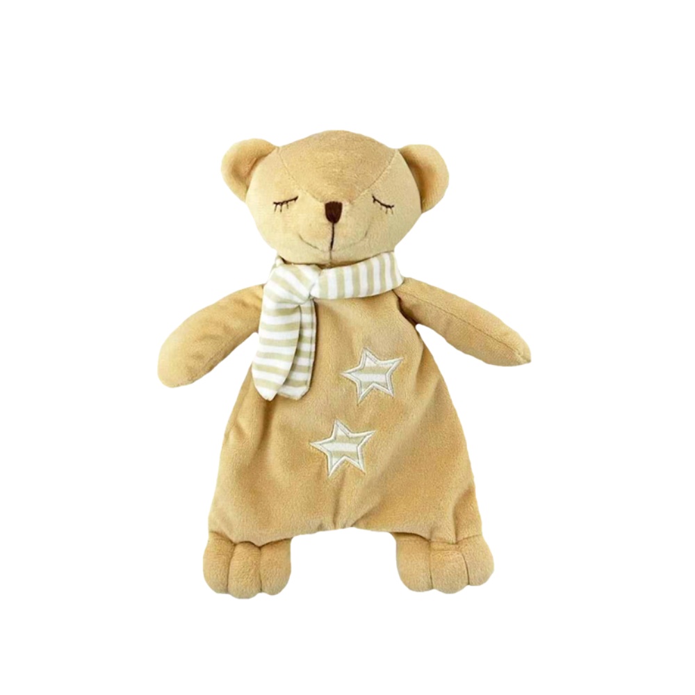 Mazlík, hračka, prítulníček pre bábätko Medvedík - hnedý
