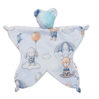 Maznáčik Macko Lietajúce zvieratká (modrý)