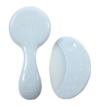 Minene: Hrebienok s kefou (modrý)