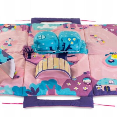 Miniland: Hracia deka s autíčkami Víla (ružová)