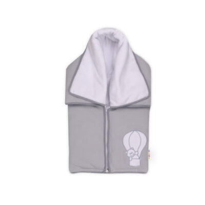 Multifunkčný deka 3v1 Medvedík - šedá