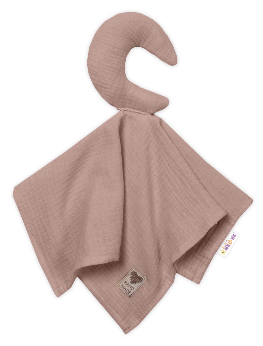 Mušelínový maznáčik Mesiačik (cappuccino)