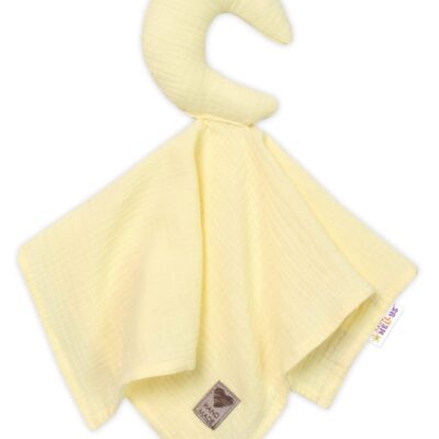 Mušelínový maznáčik Mesiačik (žltý)