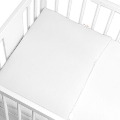 Mušelínový vankúšik s výplňou 40 x 60 cm, Baby Nellys, Maxi, biela