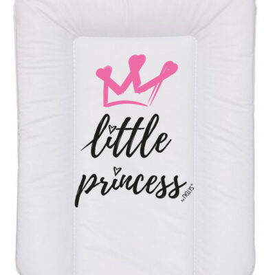 Nellys: Prebaľovacia podložka Princess (mäkká, biela)