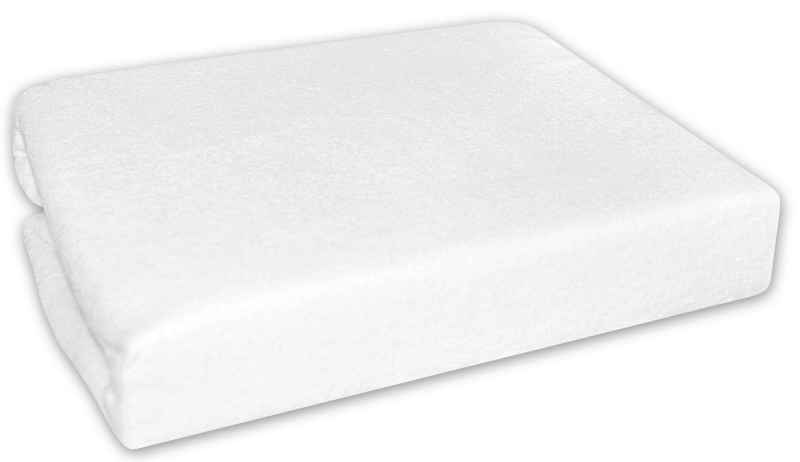 Baby Nellys: Biele nepremokavé prestieradlo (120x60)
