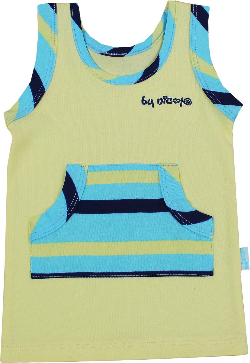 Nicol Košieľka na ramienko, tílko vel. 68 - LEVÍK, žltá