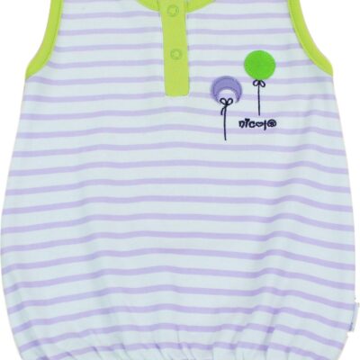 Nicol Triko kr.rukáv  vel. 86 - BALONKY, fialové prúžky