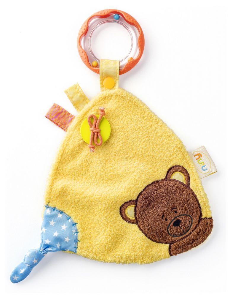 Niny: Maznáčik Medvedík (hryzátko & hrkálka)