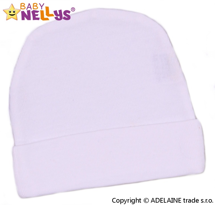 Novorodenecká čiapočka - biela