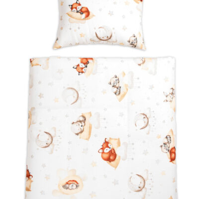 Obliečky do postieľky, 2D sada - Na obláčiku