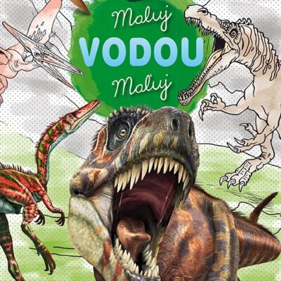 Omaľovánka: Maľuj vodou Dinosaury