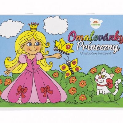 Omalovánky Princezny 21x15cm 8 listů A5