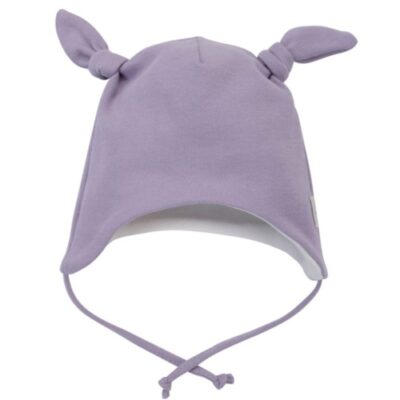 Pinokio Dojčenská čiapočka na zaväzovanie, My Garden, lila, veľ. 74