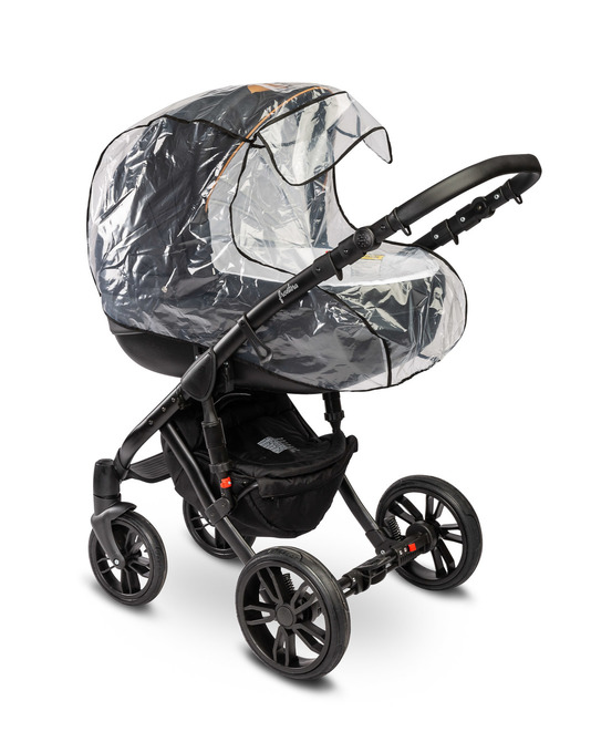 Pláštenka na hlboký kočík, univerzálna, transparentná