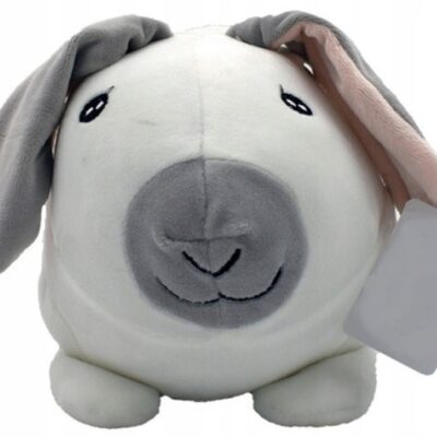 Tulilo: Plyšový králiček 27cm (bielo/sivý)