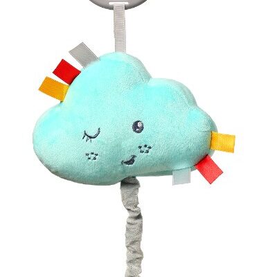 Plyšový mráčik Lullaby: Hrací strojček (modrý)