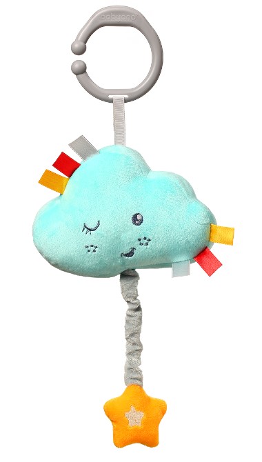 Plyšový mráčik Lullaby: Hrací strojček (modrý)