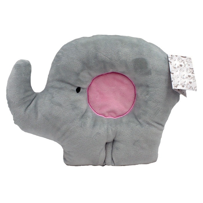 Plyšový vankúšik Sloník (sivý)