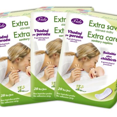 FIDE: Popôrodné vložky (3x20ks) – extra savé