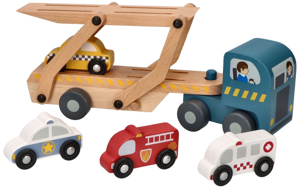 Prepravný transportér so 4 autíčkami Adam Toys