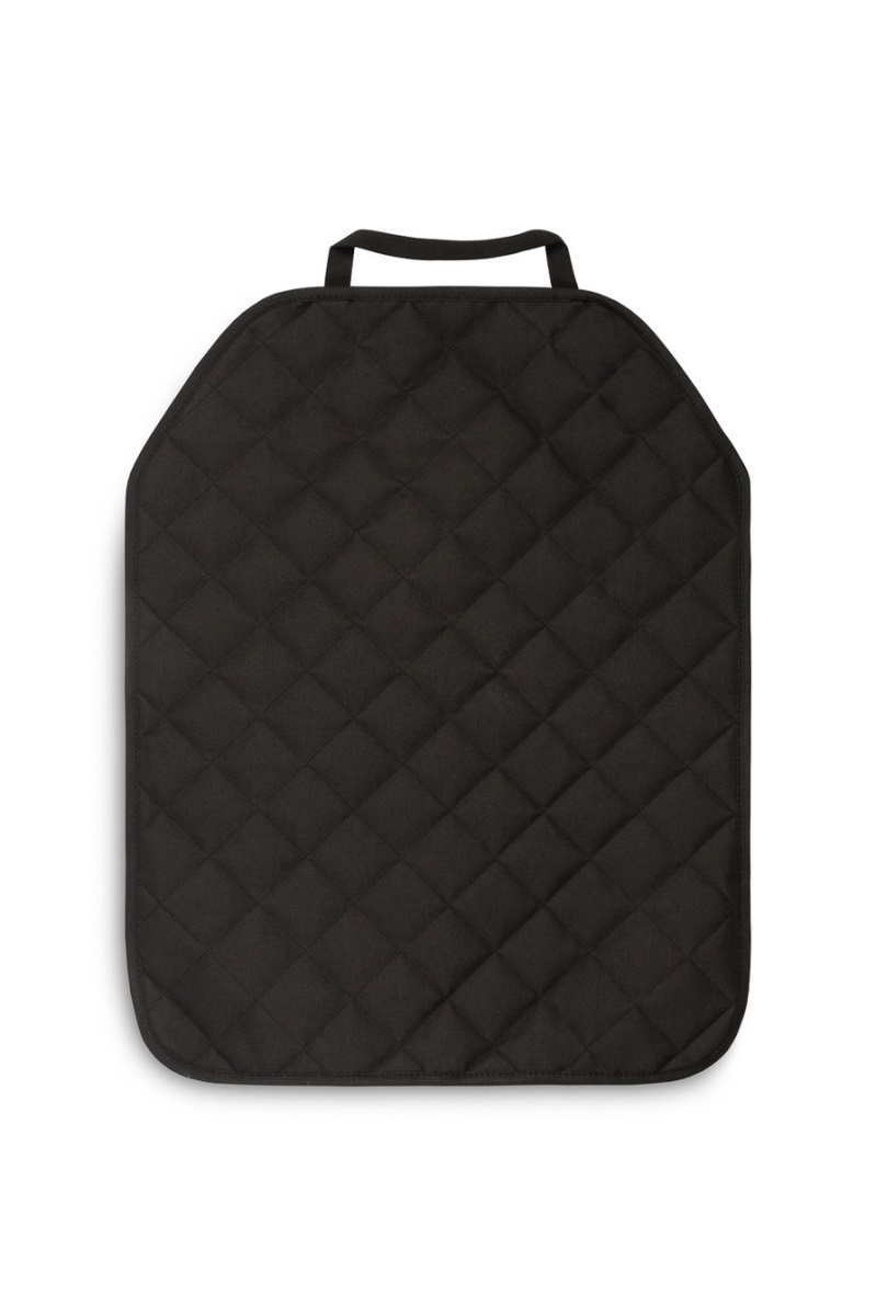 Prešívaná ochrana operadla - čierna