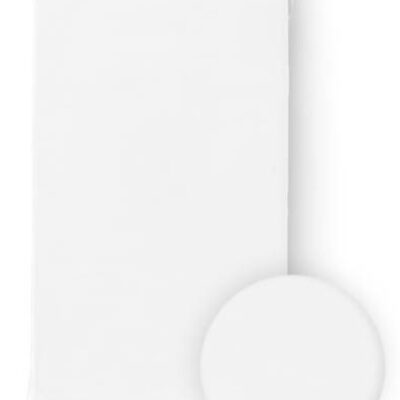 Prestieradlo do postieľky, bavlna, biele, 120 x 60 cm