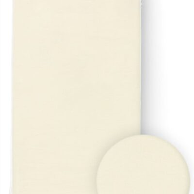 Prestieradlo do postieľky, bavlna, kremové, 120 x 60 cm