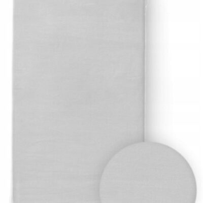 Prestieradlo do postieľky, bavlna, sivé, 120 x 60 cm