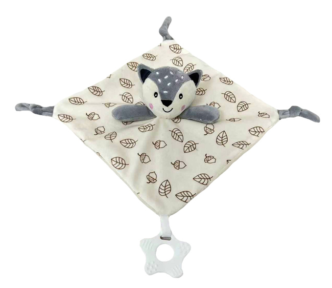 Prítulníček, maznáčik s hryzátkom Lišiak - krémový