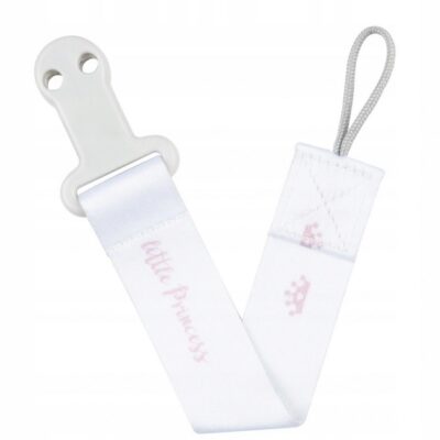 Canpol Babies: Retiazka na cumlík Princess (biely/ružový)