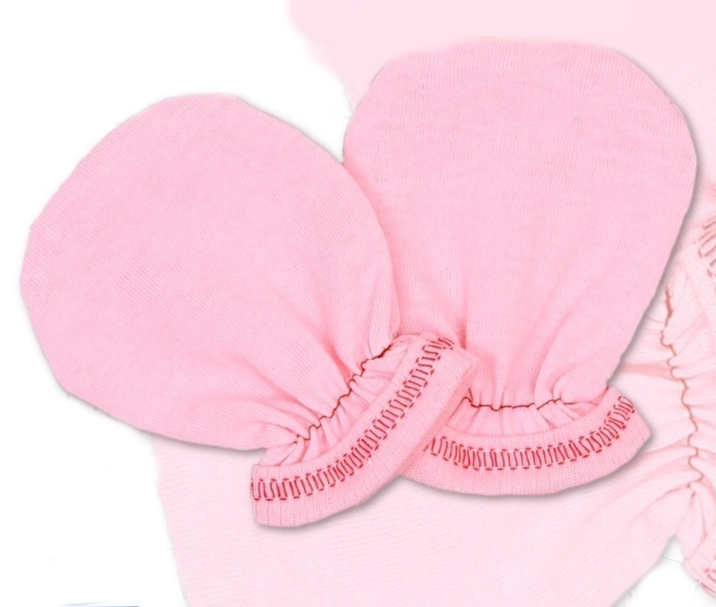 Terjan: Ružové bavlnené rukavičky (vel. 2)