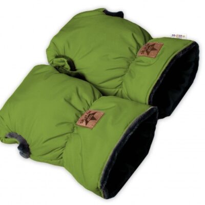 Baby Nellys: Rukávnik DUO ku kočíku (olivový)