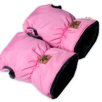 Baby Nellys: Rukávnik DUO ku kočíku (svetloružový)